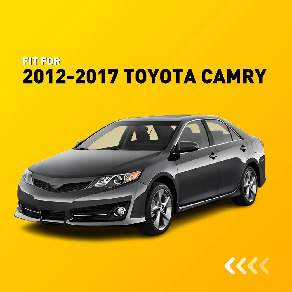 Fits For 2012-2017 Toyota Camry Leather Center Console Lid Armrest Cover Black A 6B93BC-57