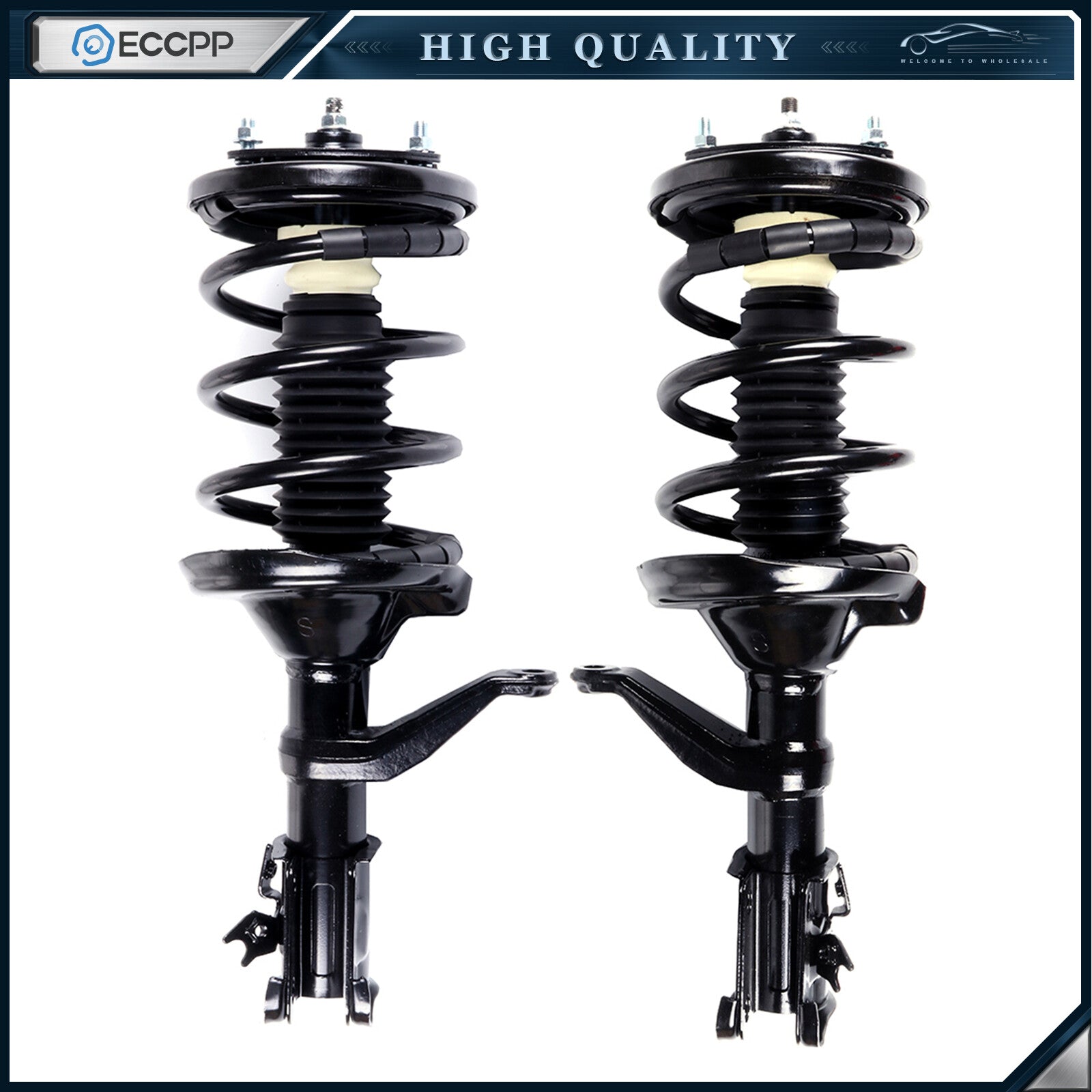 For 03-11 Honda Element (2) Front Quick Loaded Shocks / Struts Springs Assembly 6B93BC-57