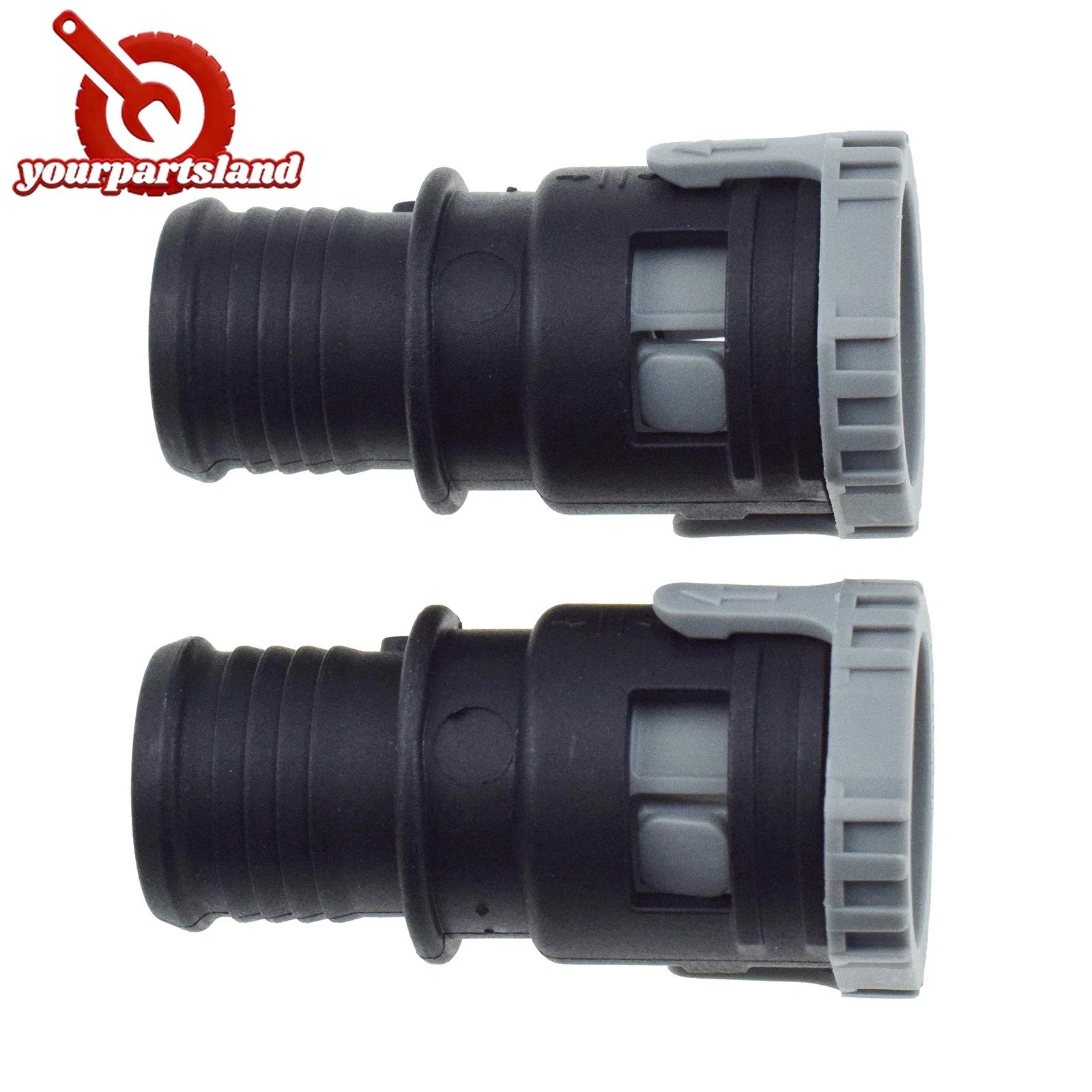 2PCS Heater Hose Connector For Ford C-Max Focus MK2 Escape Kuga 2.0L EcoBoost 6B93BC-57