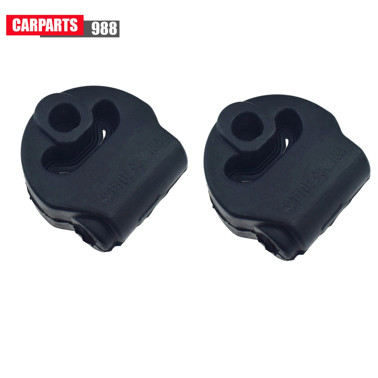 2Pcs Exhaust Pipe Hanger Rear Rubber For Honda Civic Accord Odyssey Acura RDX 6B93BC-57