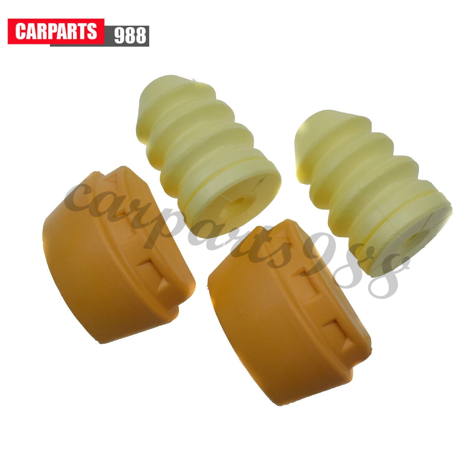 4Pcs Front Rear Jounce Bumper Rubber Kit for 2002-2007 Jeep Liberty 52088705AB 6B93BC-57