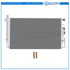 Aluminum AC Condenser For 10-15 Chevrolet Equinox GMC Terrain 07-09 Suzuki XL-7 6B93BC-57