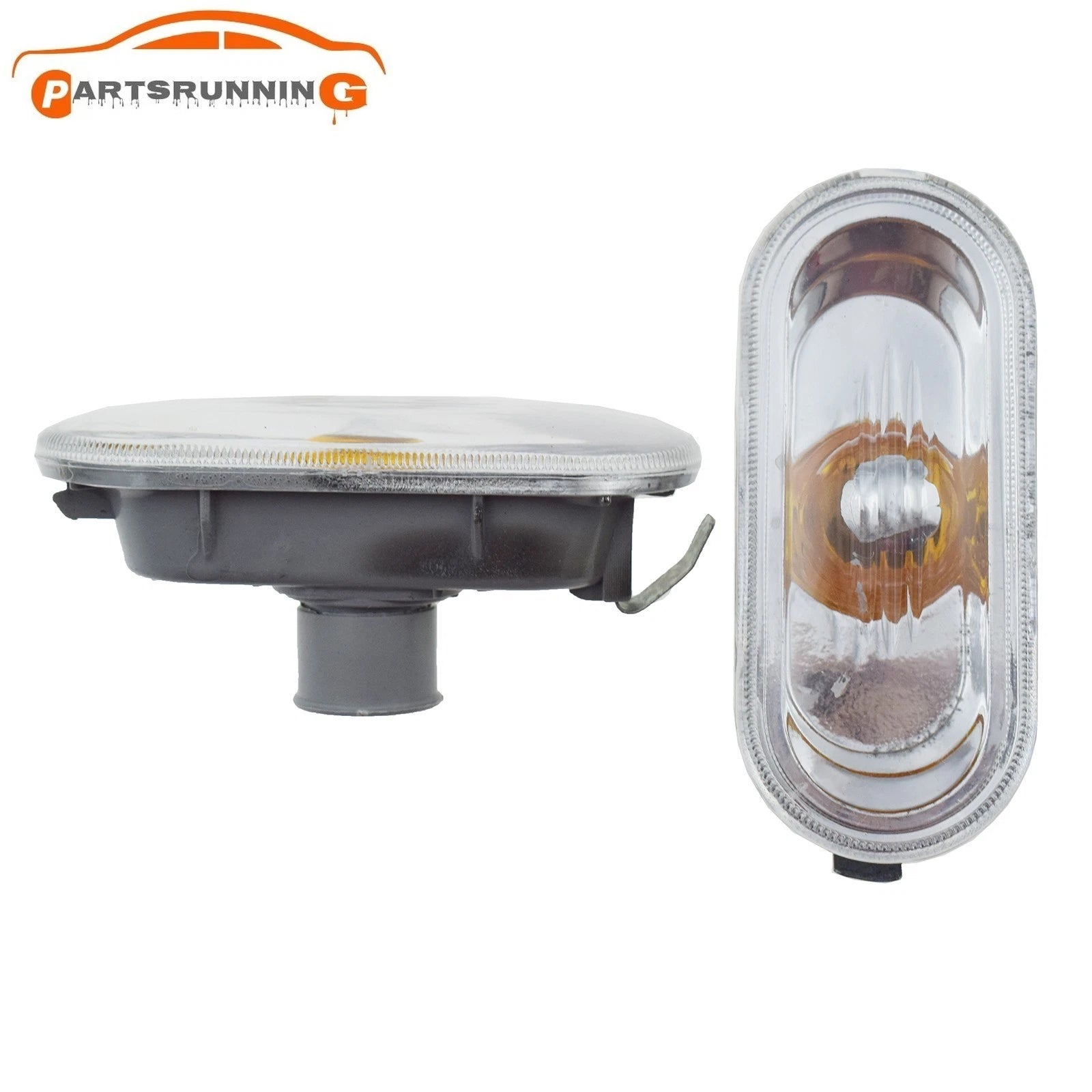 7H0949117 Pair LED Side Marker Turn Signal Lights for VW Amarok 2012-2017 6B93BC-57