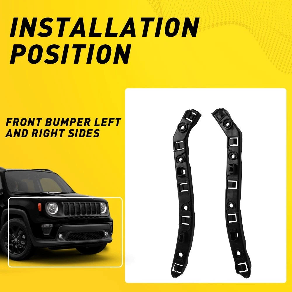For 2015-2023 Jeep Right+Left Renegade Side Bumper Front Brackets Accessories EA 6B93BC-57