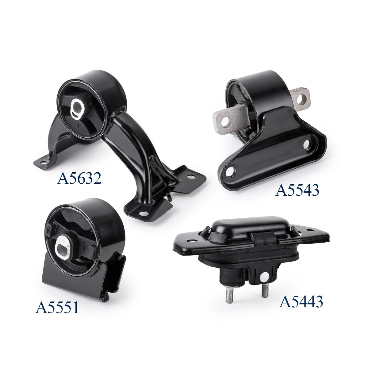Engine mount set compatible with Dodge 11-16 Journey Avenger Chrysler 13-14 200 6B93BC-57