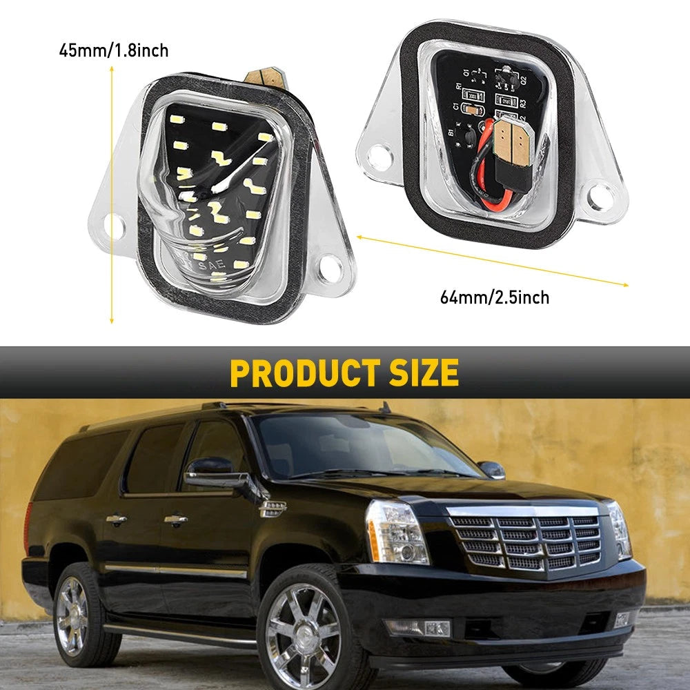 LED License Plate Tag For Lights 2007-2014 Suburban Tahoe Escalade Yukon ESV 6B93BC-57