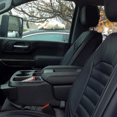 Console Lid Armrest Cover Pad For 2019-24 GMC Sierra Chevy Silverado Jump Seat A 6B93BC-57
