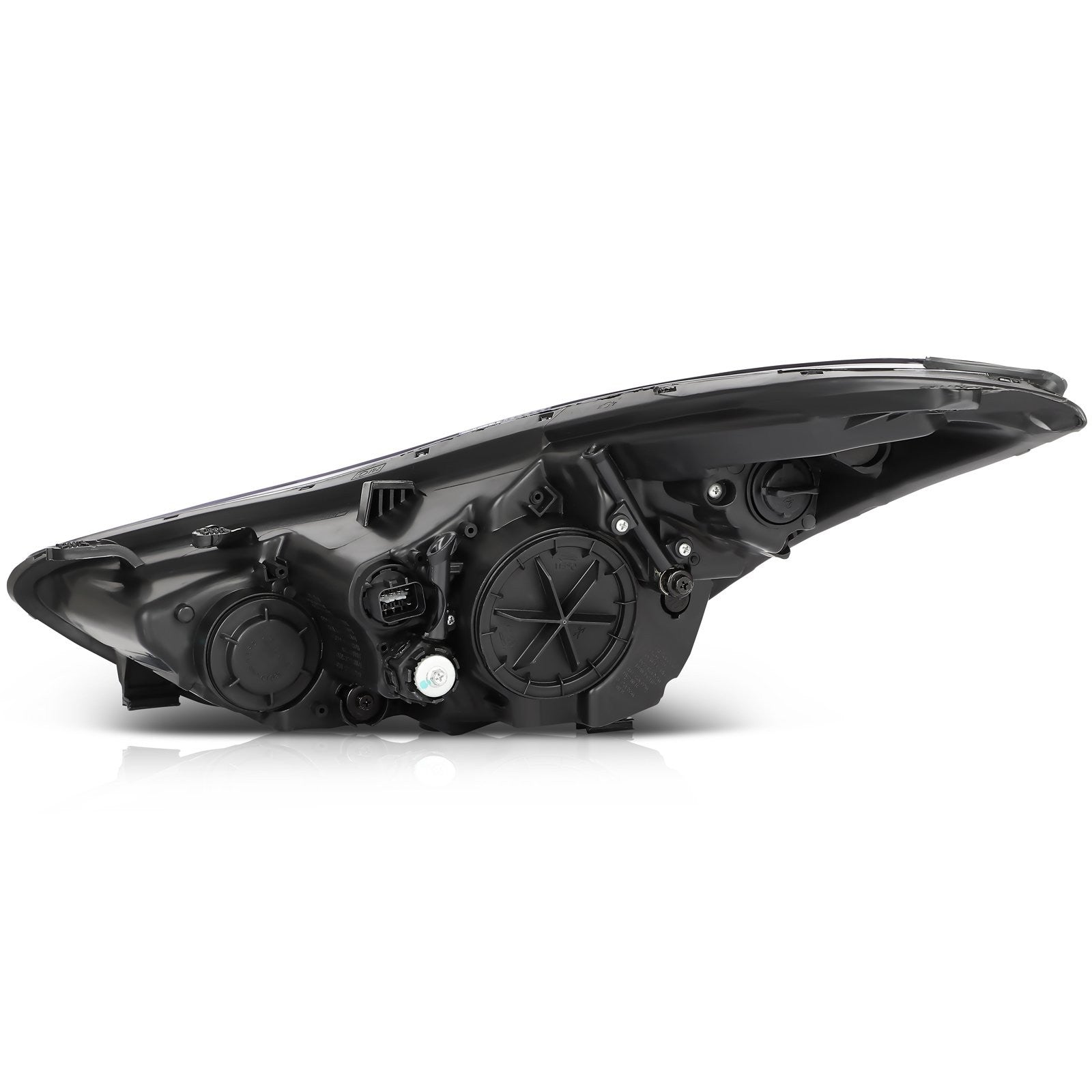 Pair Kit Headlights Assembly For 2014-2016 Hyundai Elantra 1.8L 2.0L Black Amber 6B93BC-57