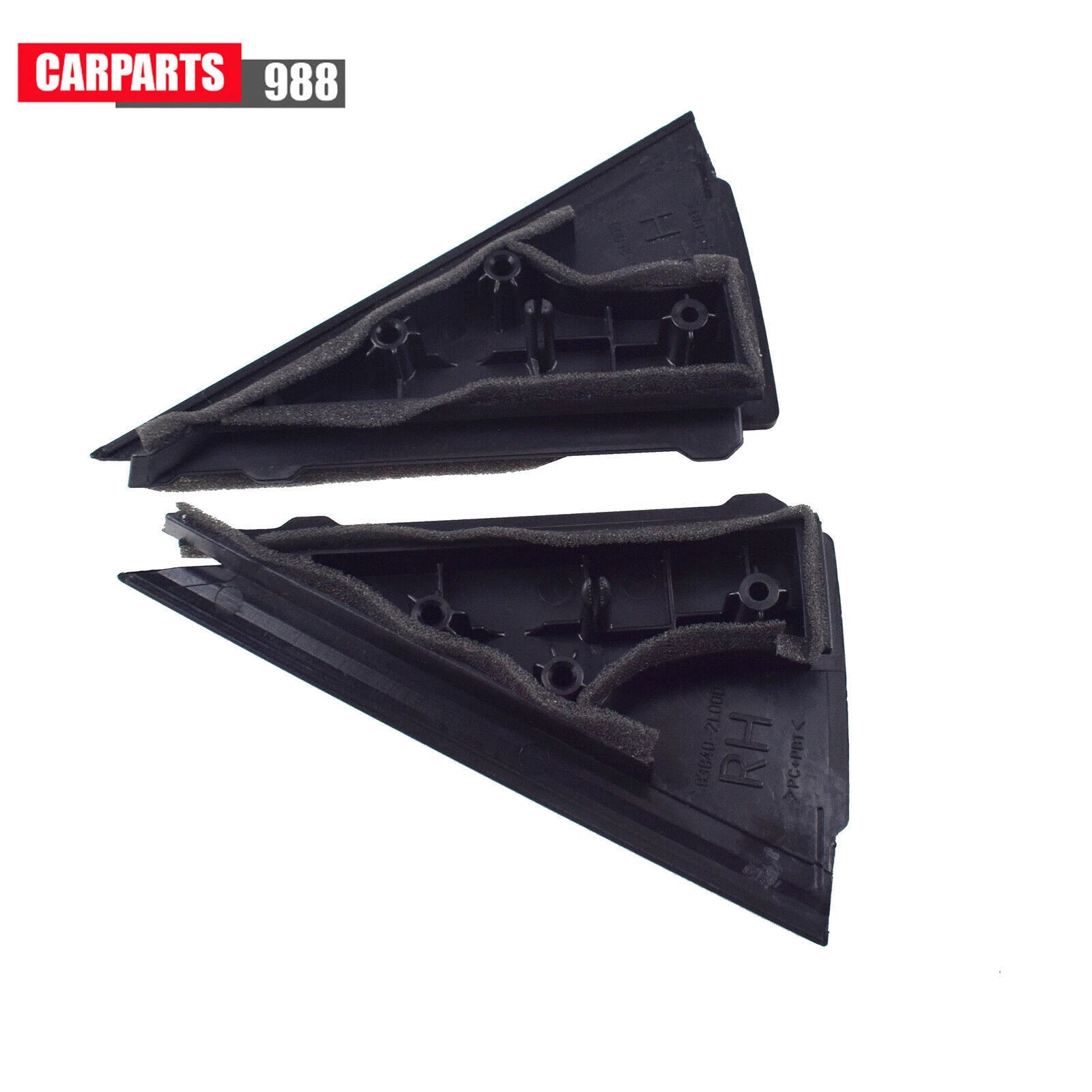 Pair Left Right Rear Door Delta Molding for Hyundai i30 2008 2009 2010-2011 6B93BC-57