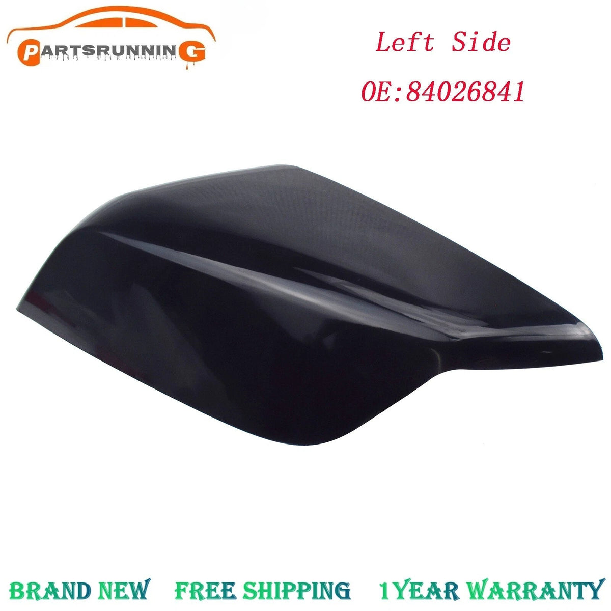 For 2016-19 Chevrolet Malibu Sedan 4-Door Driver Side Mirror Cap Cover 84026841 6B93BC-57