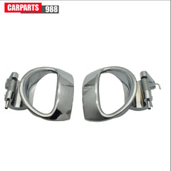 Interior Chrome Door Handle Left Right For 2006-2011 Chevy HHR 19299614 19299613 6B93BC-57