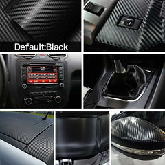 Interior Center Console 5D Carbon Fiber Molding Sticker For Ford Fusion 17-