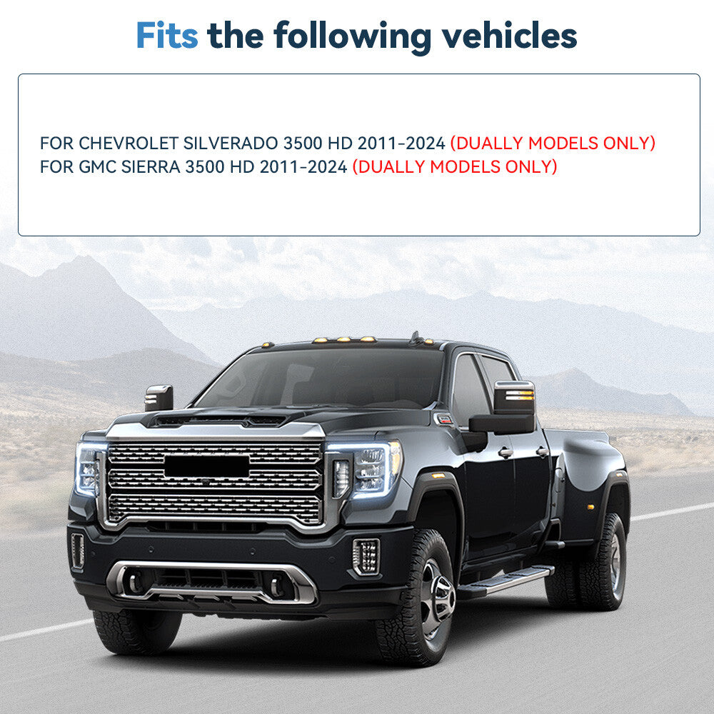 4 Pcs 2" 8x210 Wheel Spacers For 2011-2024 Chevrolet Silverado 3500 HD DRW Only 6B93BC-57