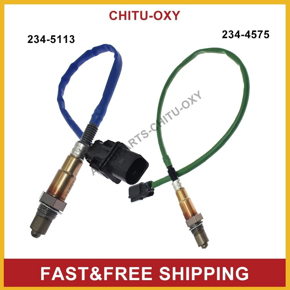 2PCS Upstream+Downstream Oxygen Sensor For Ford Focus 2012-2014 Fusion 2013-2014 6B93BC-57