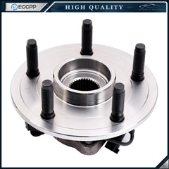 2X CV Axles + 2X Wheel Bearings Front For Dodge Ram 1500 4WD w/ Rear ABS Brakes