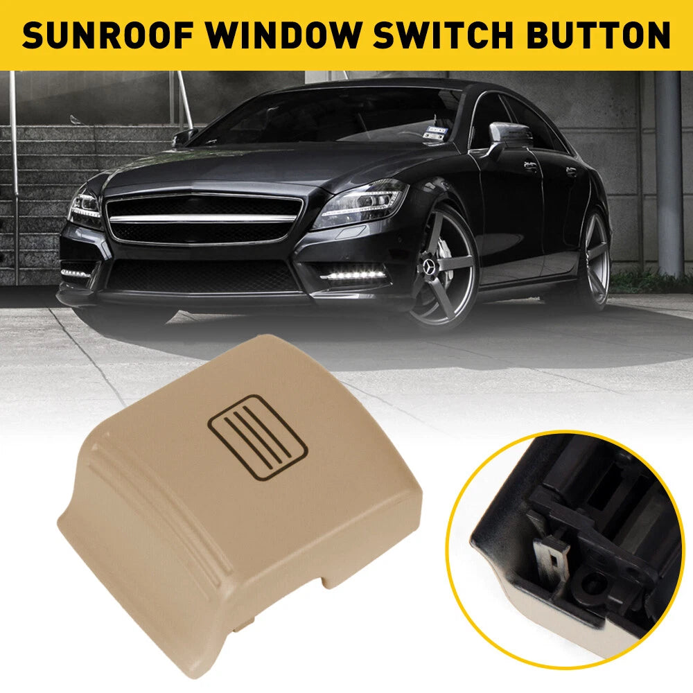 For Mercedes W221 S-Class 05-13 Sunroof Window Switch Button Cap Cover Beige EOA 6B93BC-57