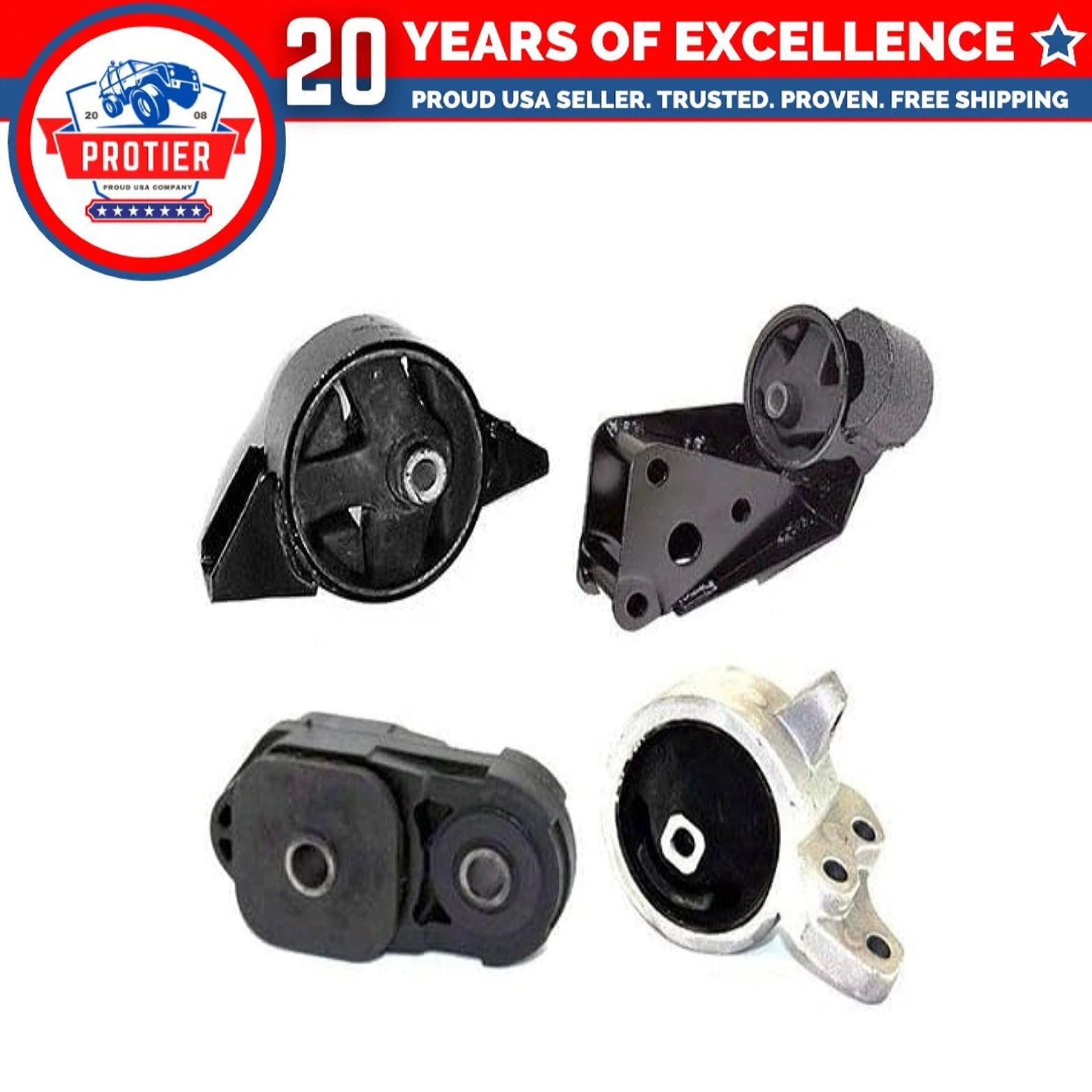 Fits 1995-1998 Nissan 200SX 1.6L Engine Motor & Trans Mount Set for MANUAL : 6B93BC-57