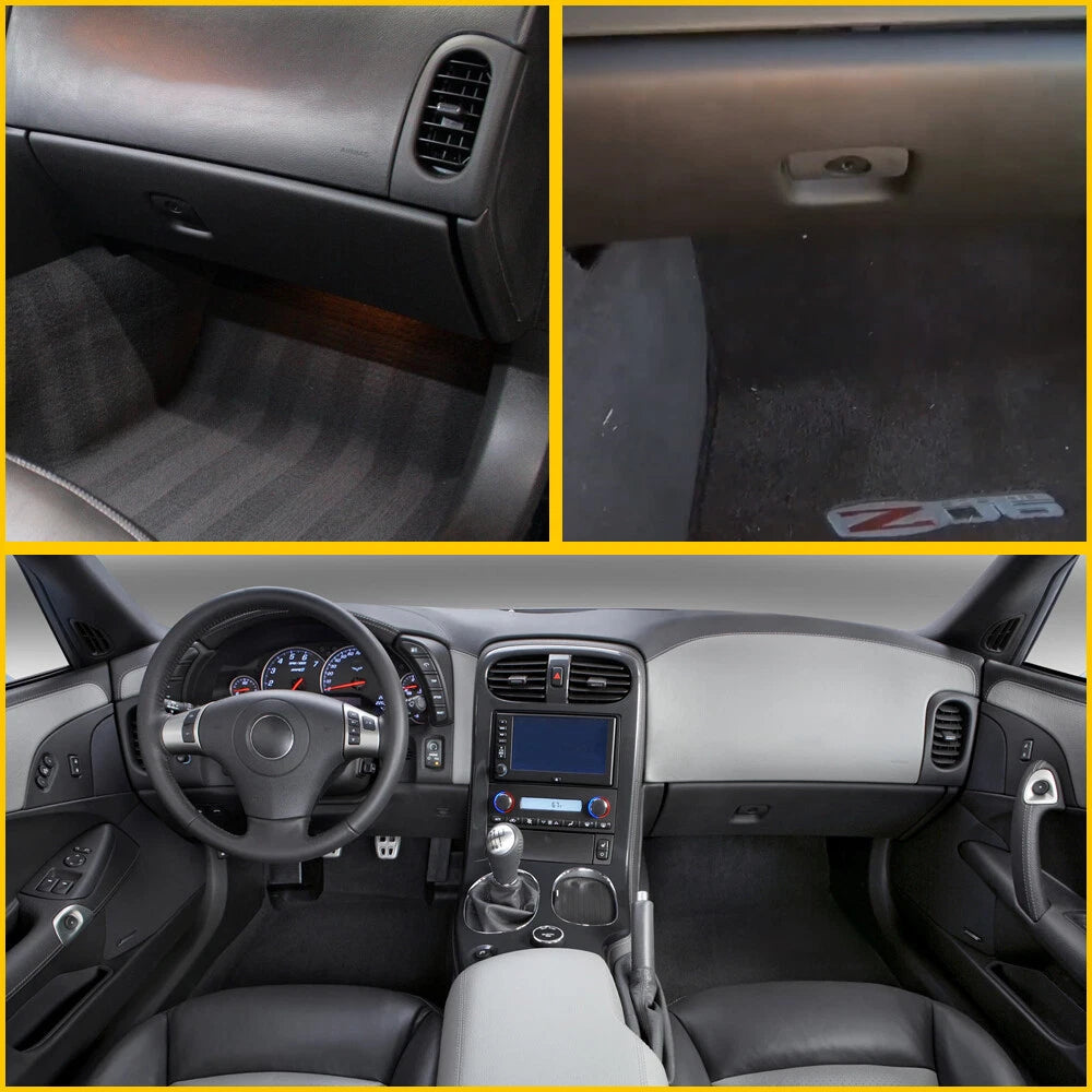 Glove Box Handle Latch for Chevrolet Corvette C6 2005-2013 Black 15924032 EOA 6B93BC-57