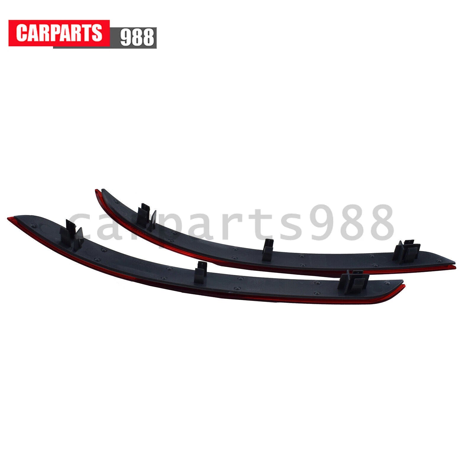 2Pcs Rear Left Right Bumper Reflector Lens For Mercedes W166 ML63 ML350 ML550 6B93BC-57