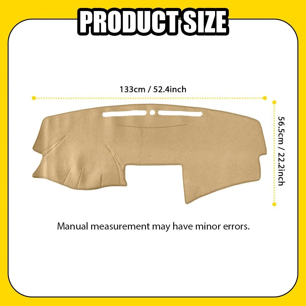 Dash Cover For 2007-2011 Toyota Camry Beige Replacement Dashboard Cover Mat EOA 6B93BC-57
