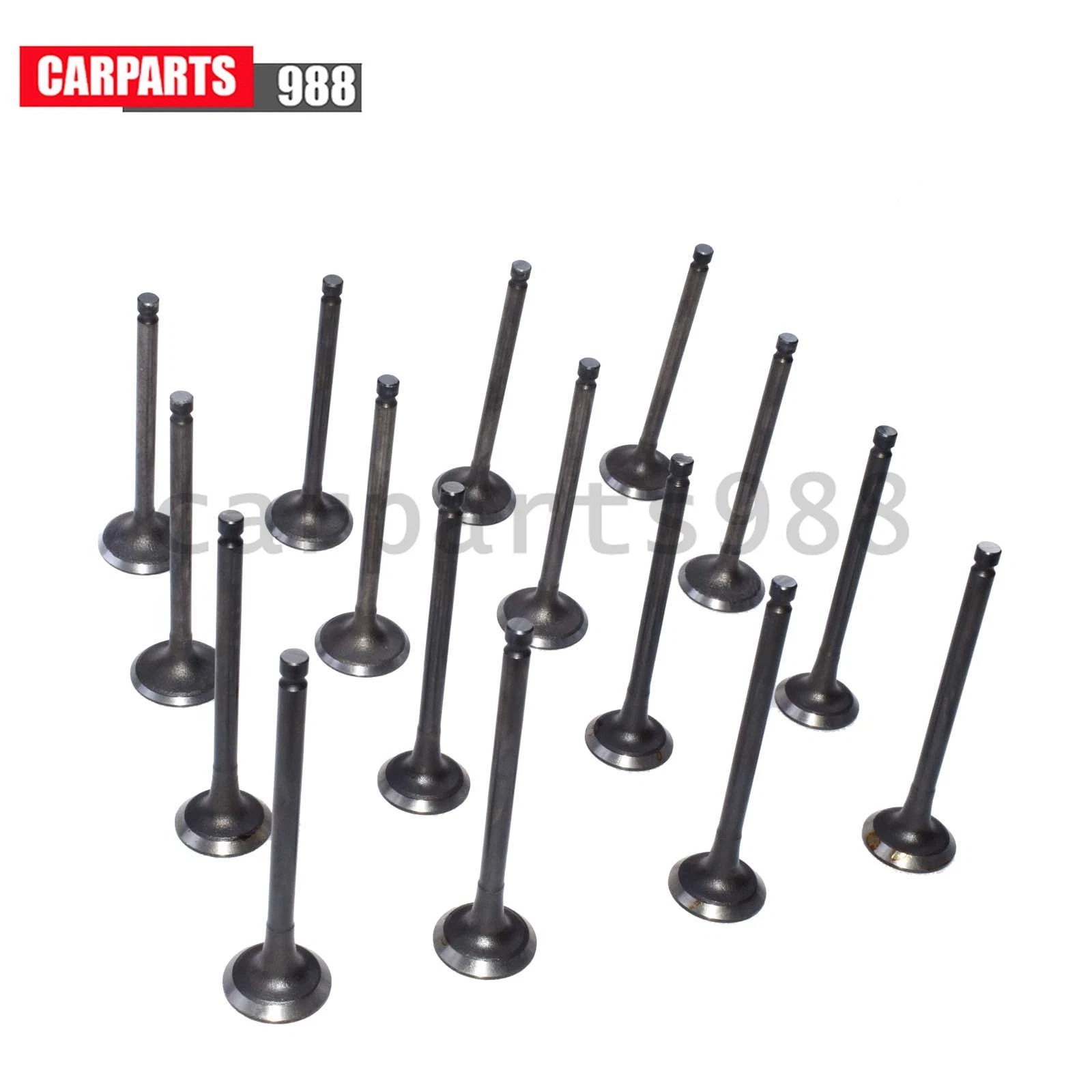16Pcs Intake & Exhaust Valve Kit For Hyundai Elantra Kia Soul 2.0L 22212-23600 6B93BC-57