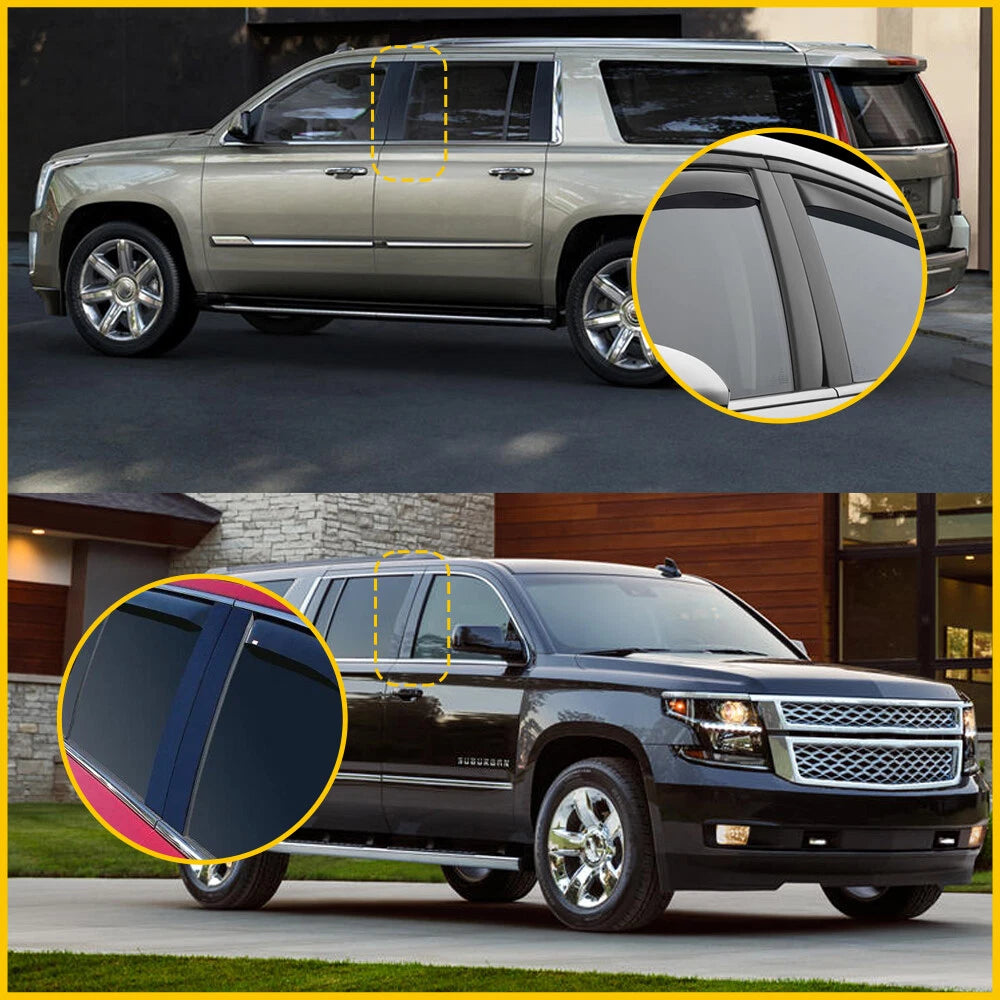 FRONT DOOR TRIM B-PILLAR MOLDING FOR 2015-2020 ESCALADE CADILLAC ESCALADE ESV EA 6B93BC-57