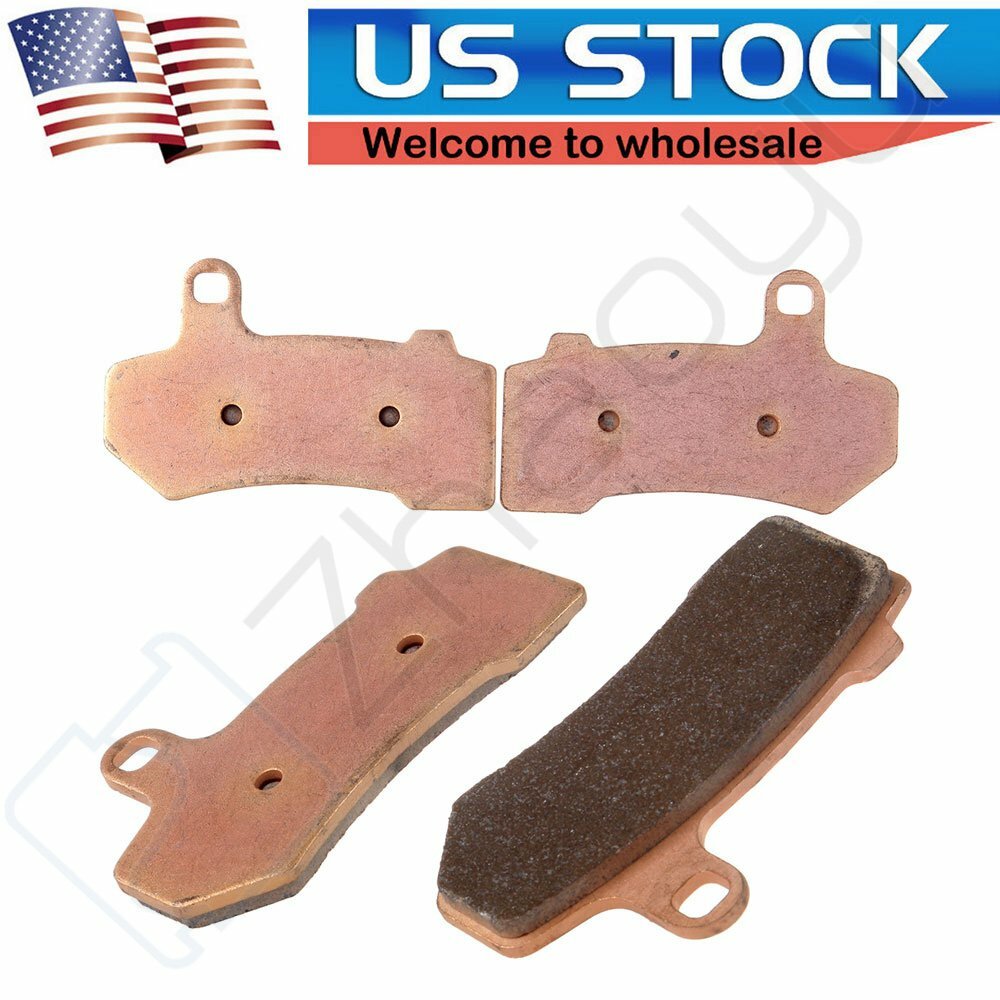 2 Pair Brake Pads Rear For Harley-Davidson FLTRX Road Glide 2015-2018 Sintered 6B93BC-57