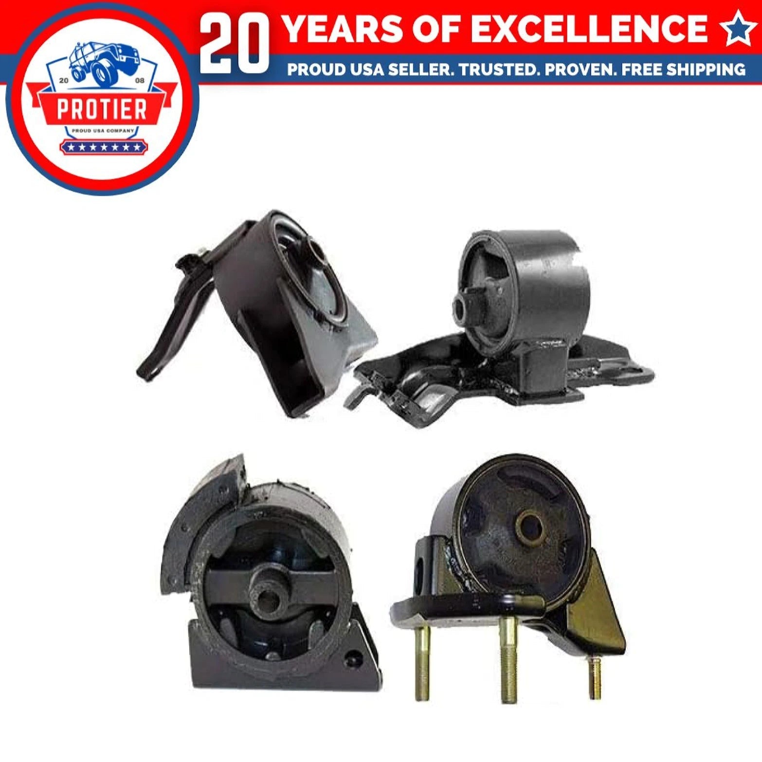 Fits 1993-1997 Toyota Corolla 1.6L Engine & Trans Mount for Auto Transmission 6B93BC-57