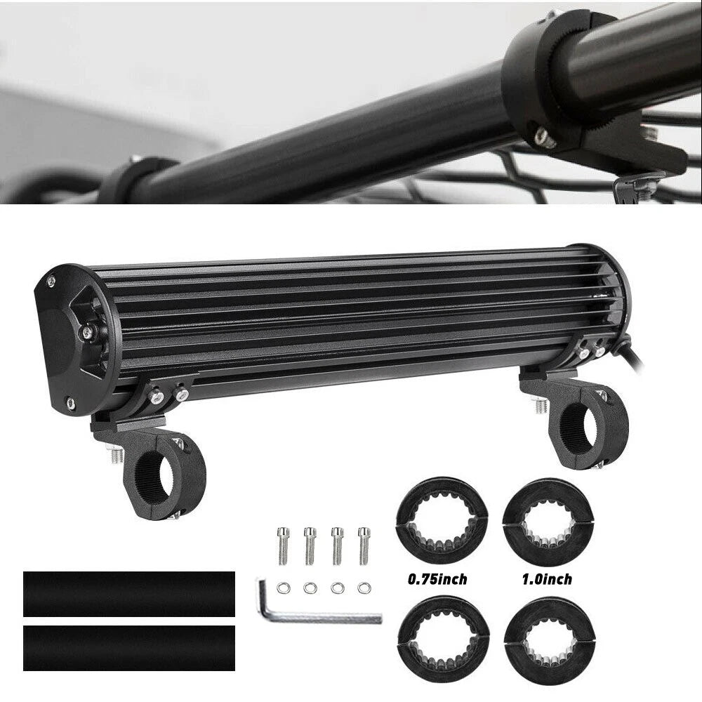1.25" Mounting Bracket Clamps Off Fog Road Tube BullBar Light LED Bar SUV Pickup 6B93BC-57