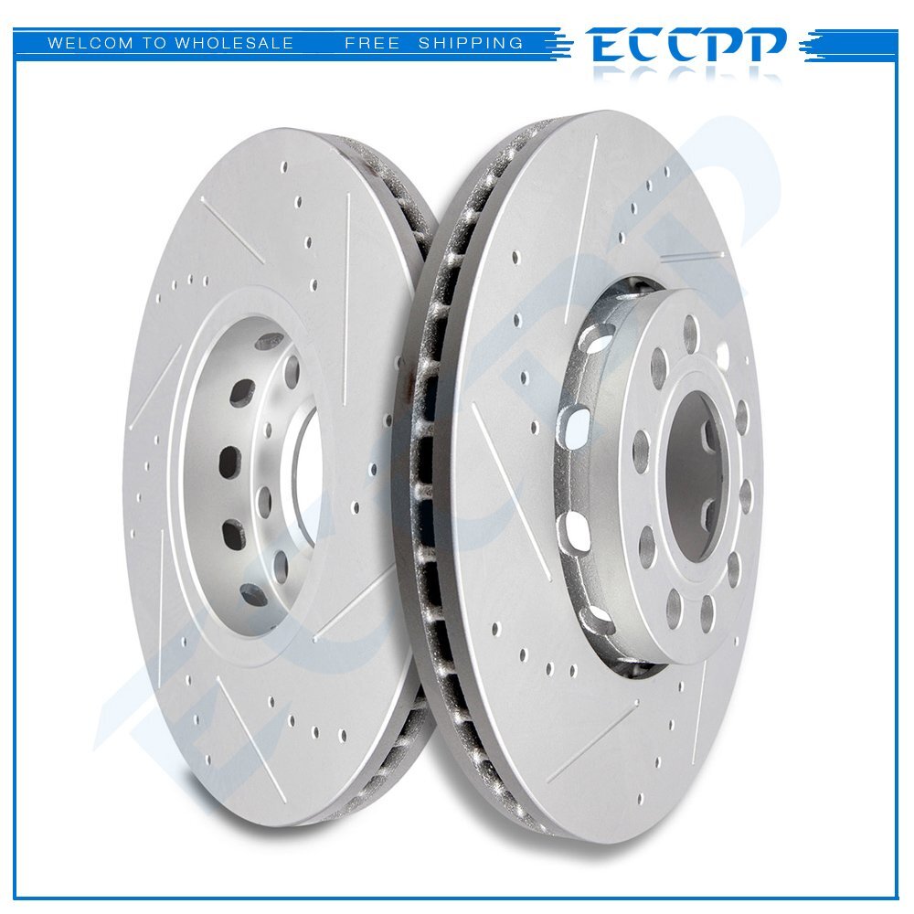 Front Brake Discs Rotors For 1995-2001 Audi A6 1998-2005 Volkswagen Passat 6B93BC-57