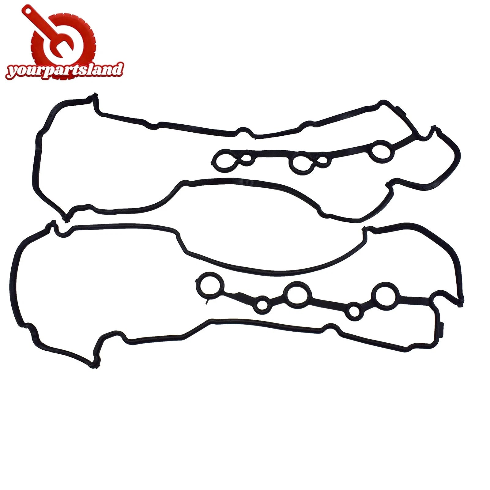 For NISSAN Armada INFINITI QX56 Left & Right Engine Cover Gasket Set 13270-1LA0A 6B93BC-57