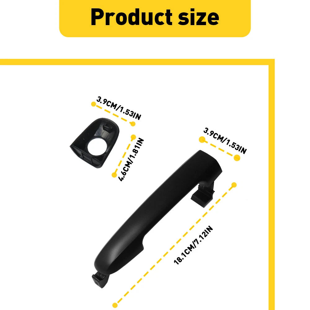 Front Outside Door Handle Driver Left Side Primed for 2006-2010 Hyundai Sonata 6B93BC-57
