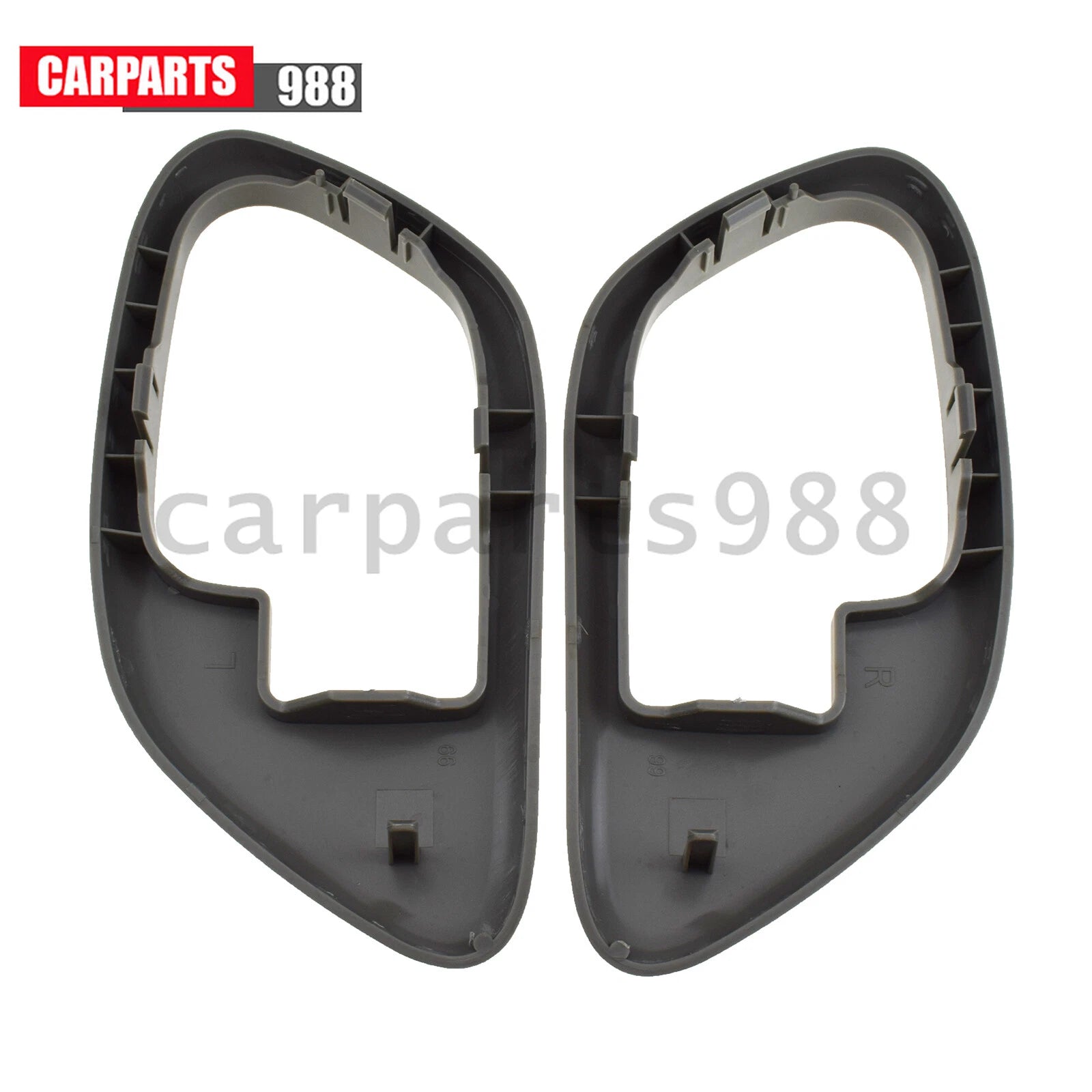 2Pcs Left &Right Interior Door Handle Bezel Gray For Chevy GMC C1500 C2500 K1500 6B93BC-57