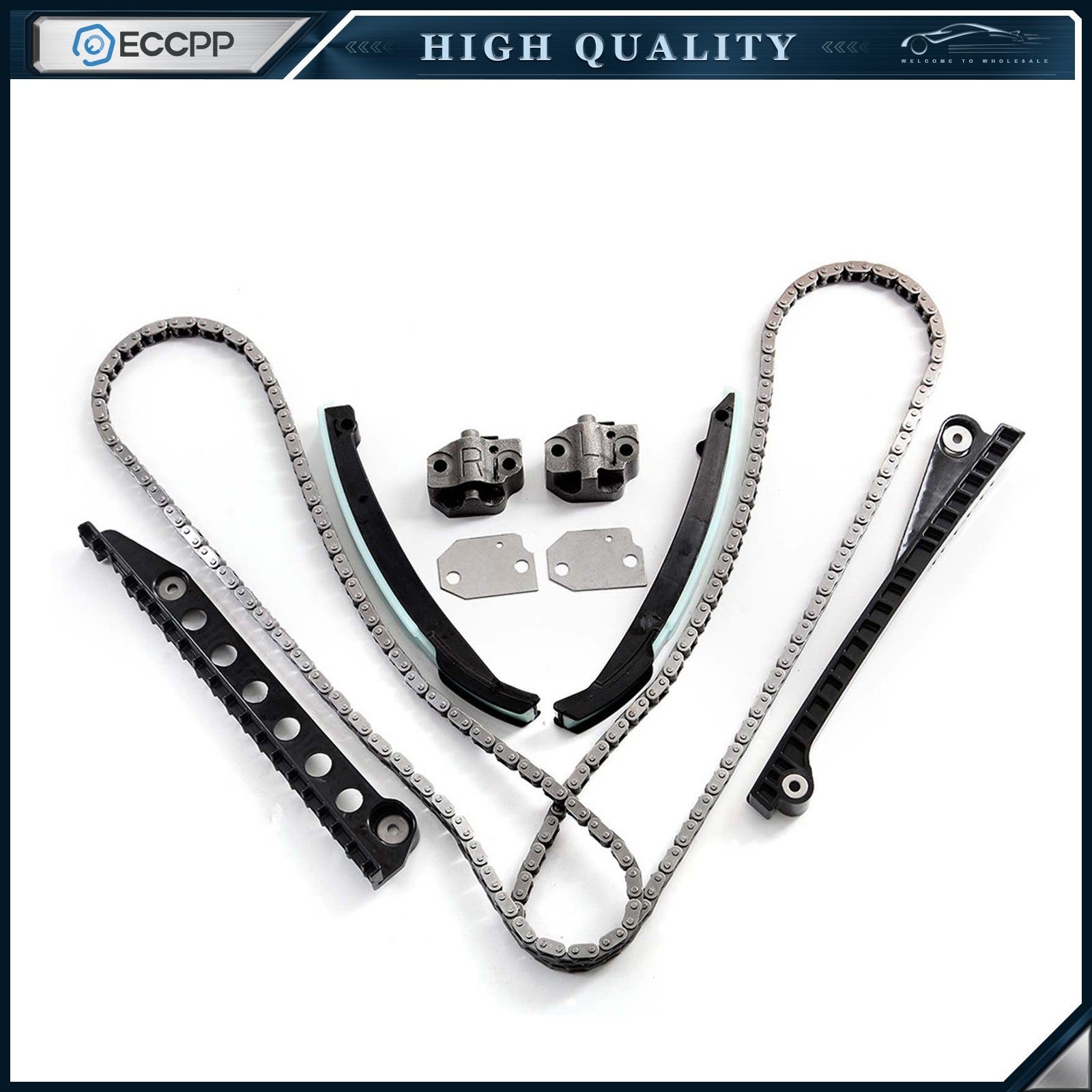 TIMING CHAIN KIT FOR FORD E-150 E-350 Club Wagon 5.4L V8 SOHC 6B93BC-57