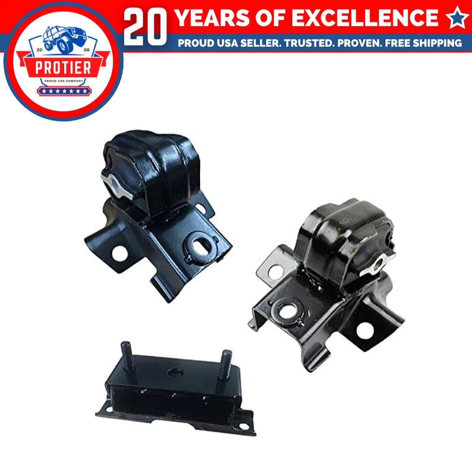 Motor & Trans Mount Set Fits Chevrolet Colorado 5.3L 09-12 6B93BC-57