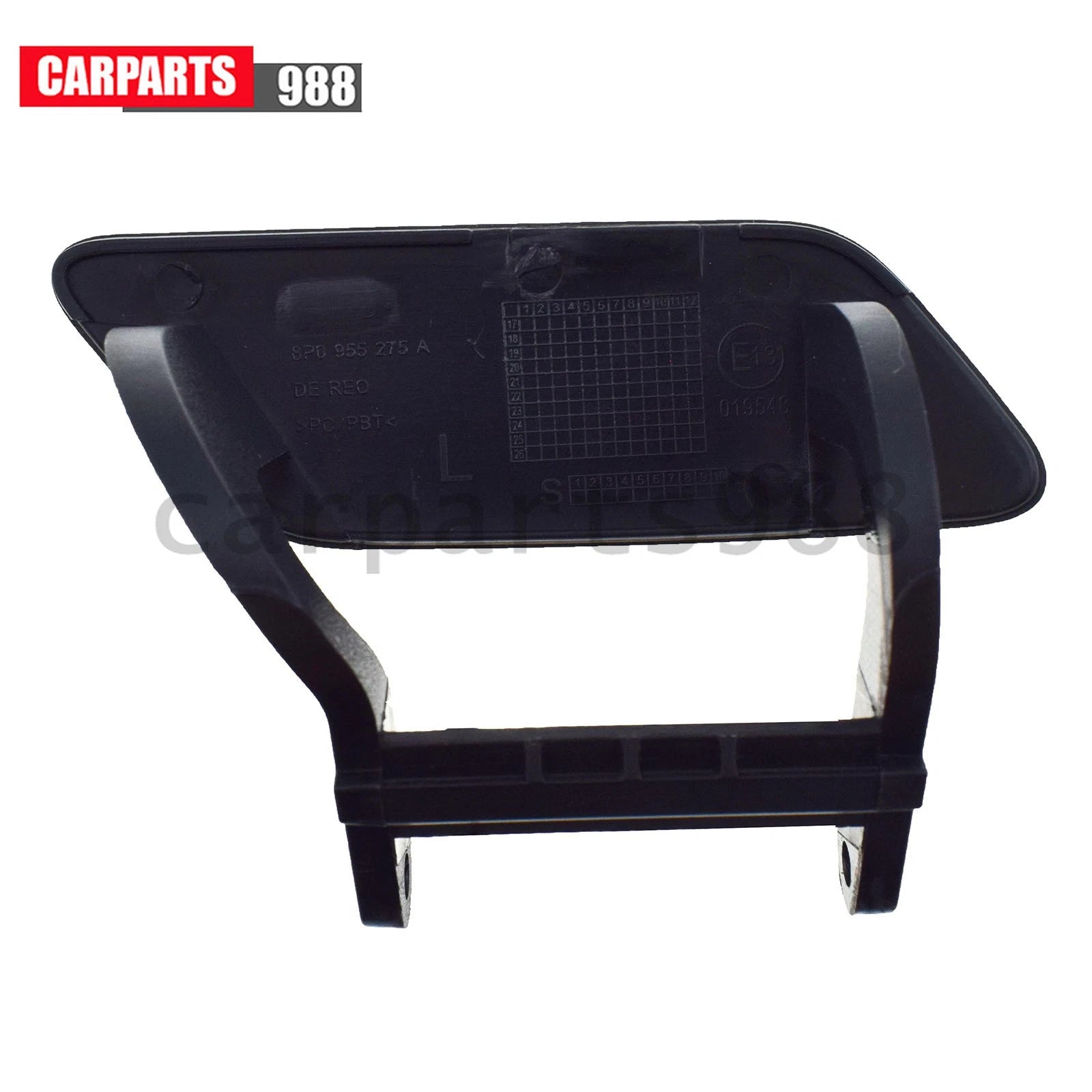 Front Left Bumper Headlight Washer Nozzle Cover for Audi A3 2008-2014 8P0955275A 6B93BC-57