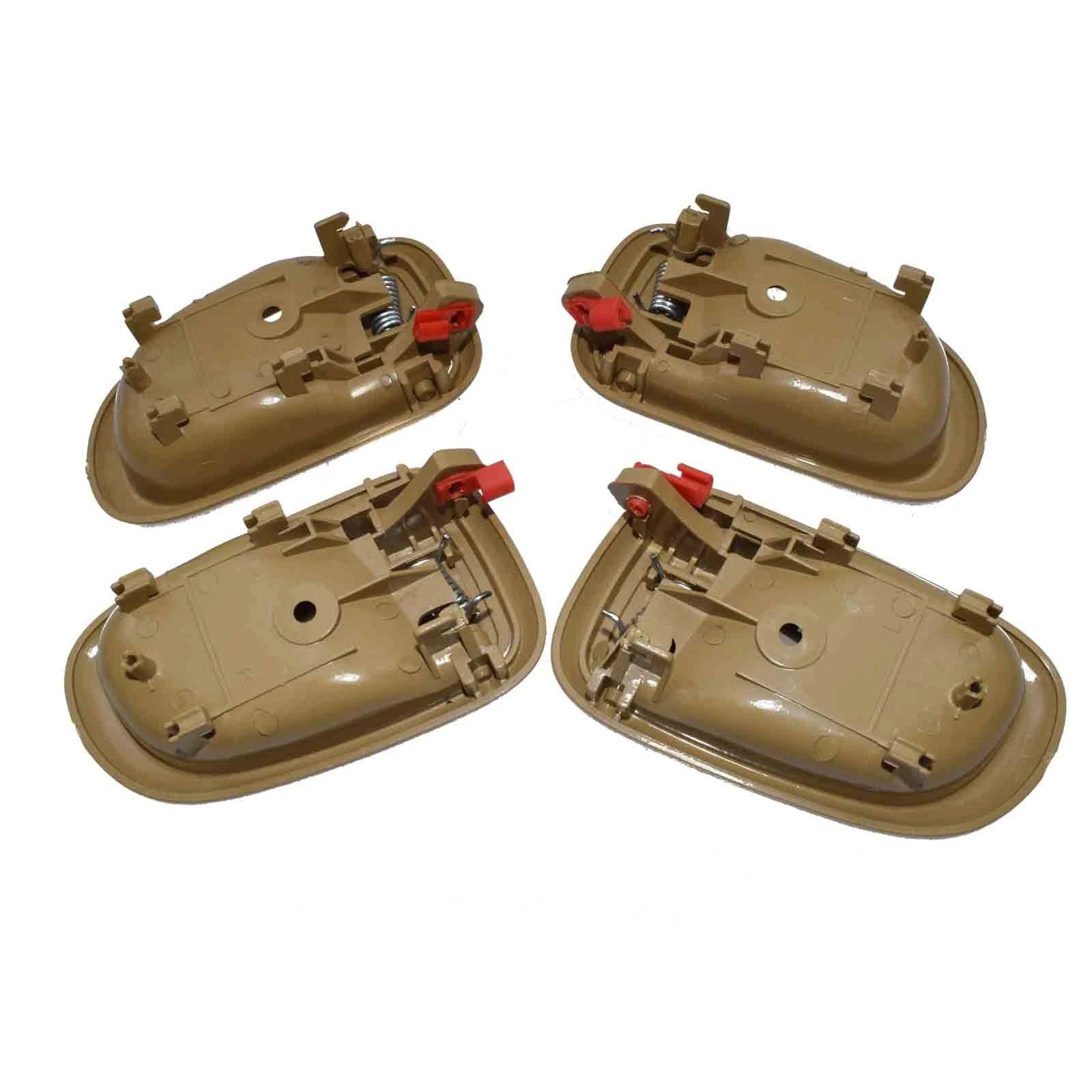4Pcs Beige Tan Interior Door Handle Left Right For Toyota Prizm Corolla 1993-97 6B93BC-57