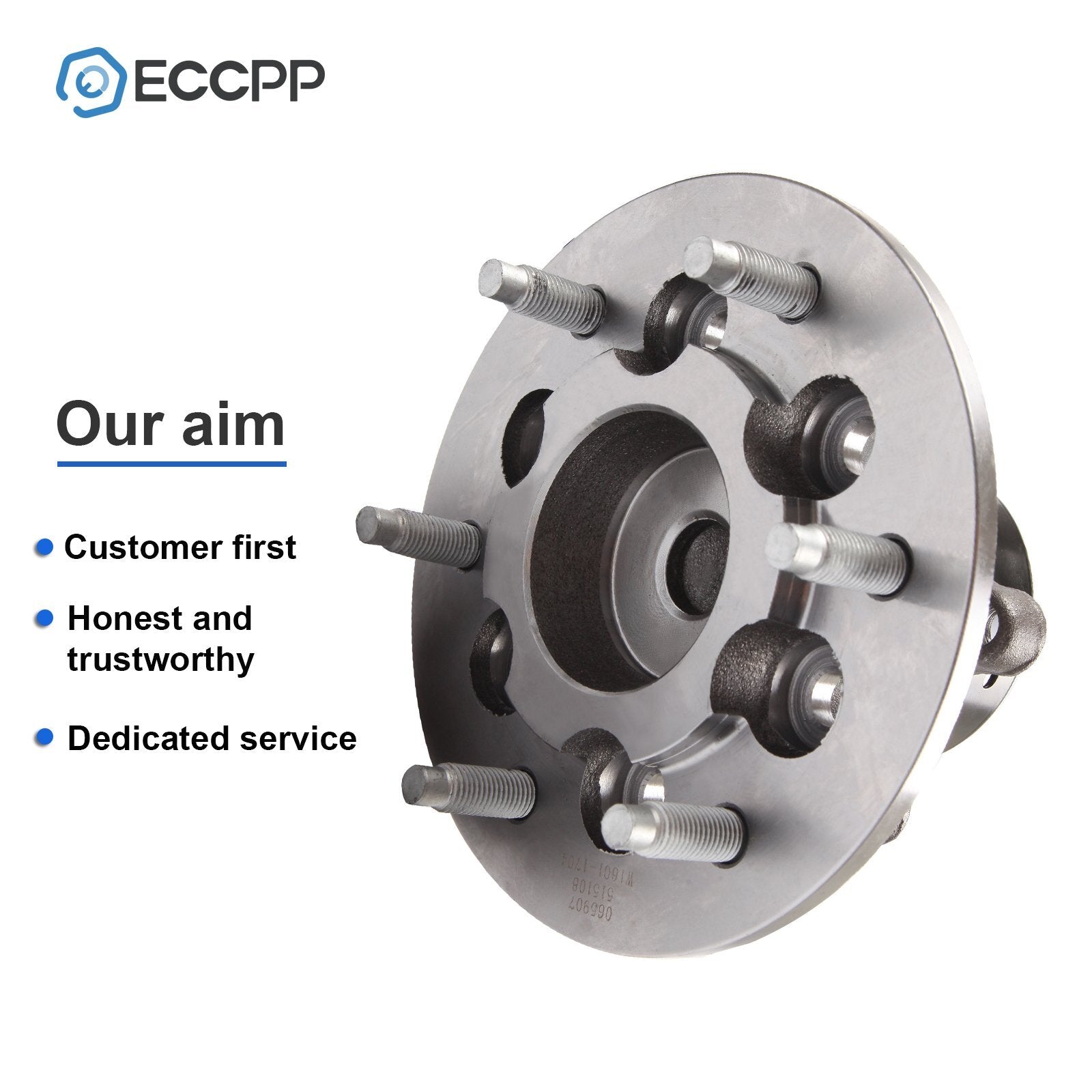 1Pc Wheel Hub Bearing Front Left RWD For Chevy Colorado GMC Canyon Z71 Off-Road 6B93BC-57