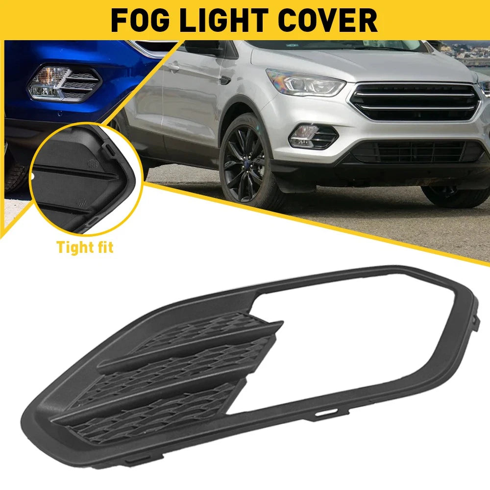 Front Right Bumper Fog Light Grille Bezel Cover Trim For 17-19 Ford Escape Kuga 6B93BC-57