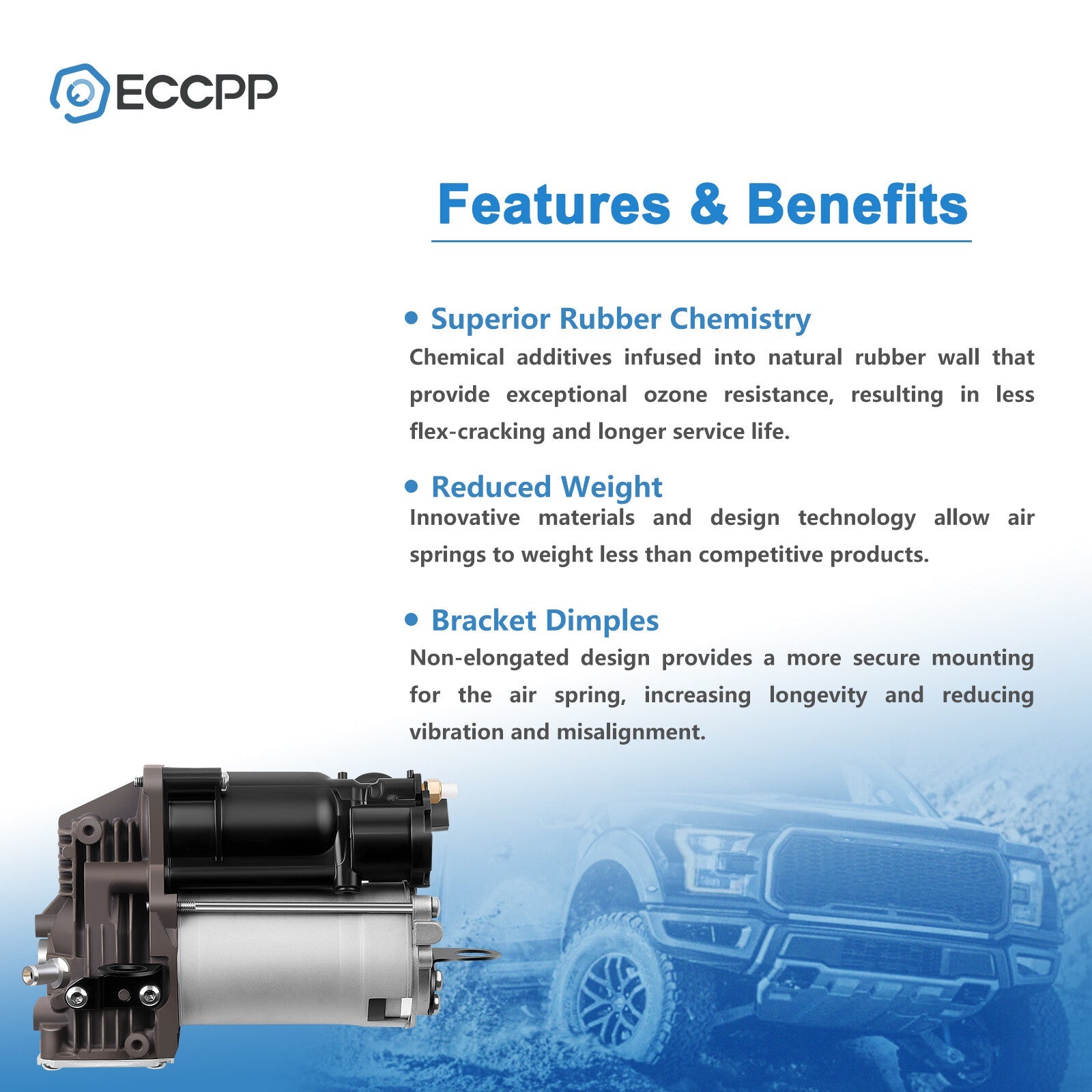 Air Suspension Compressor Assembly For Mercedes X166 GL450 GL550 W166 ML63 ML350 6B93BC-57