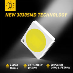 4X 36mm CANBUS Error Free 6 LED 3030 SMD 6418 6411 License Plate Dome Light Bulb 6B93BC-57