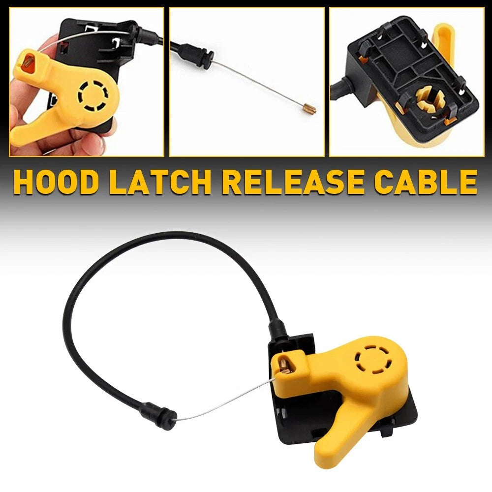Hood Latch Release Pull Handle Cable Lever For 2012-2018 Ford Focus BM5116A770AC 6B93BC-57