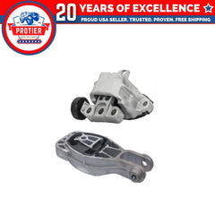 Motor & Torque Strut Mount 2PCS Set Compatible for 12-18 Chevy Sonic 1.4L/ 6B93BC-57