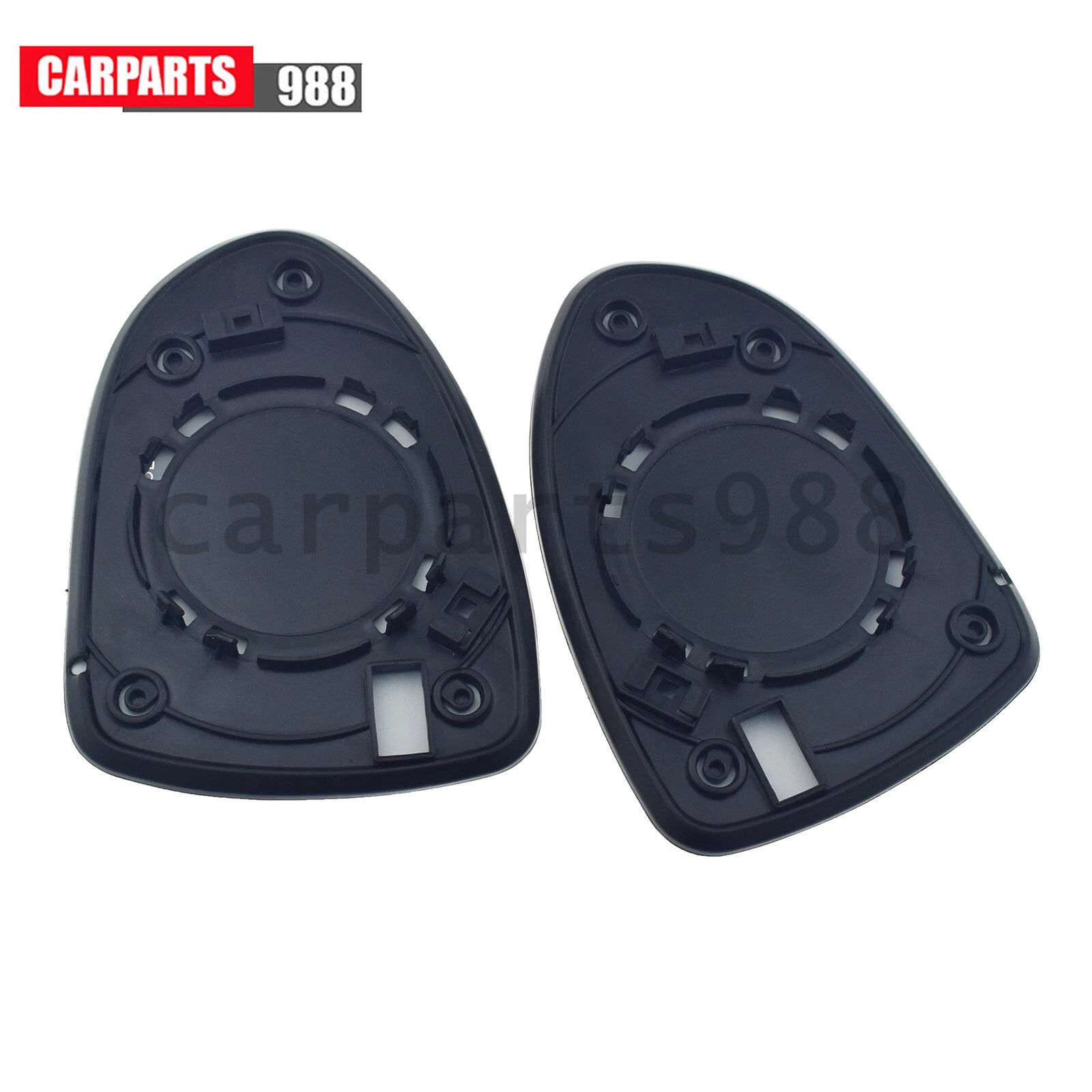 Pair Left Right Non-Heated Mirror Glass w/ Backing Plate For Kia Rio 2012-2017 6B93BC-57