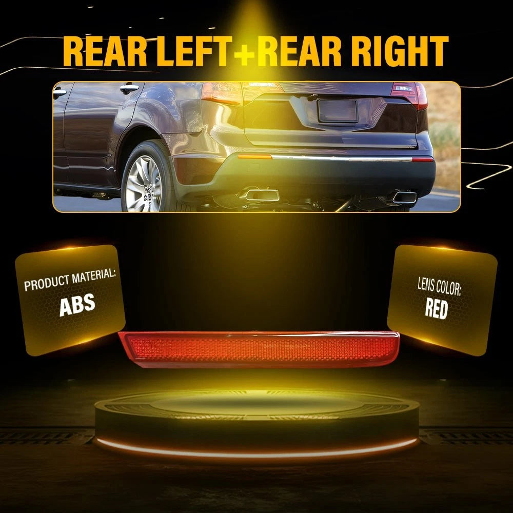 Rear Left Driver Bumper Reflector Lamp 33555-STX-A11 For Acura MDX 2010-2013 EOA 6B93BC-57