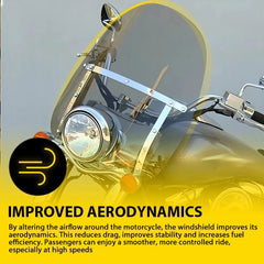 Large Smoke Windshield for Honda Magna Shadow Spirit Sabre 600 750 19"x17" EOA 6B93BC-57