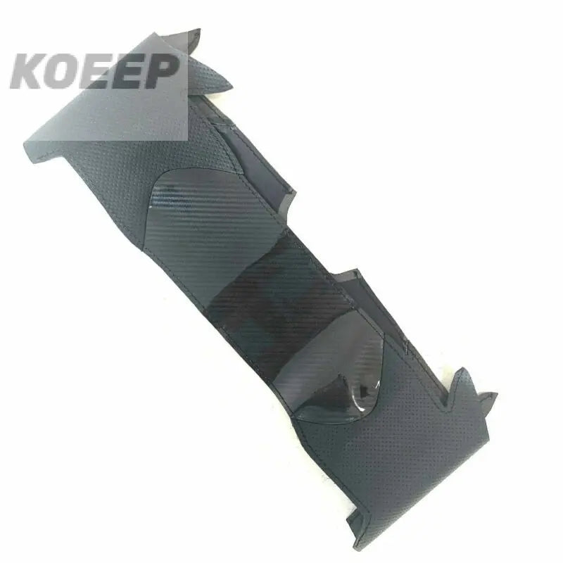 Carbon Fiber&PU Leather Steering Wheel Hand Sewing Wrap Cover For Ford Fusion 6B93BC-57