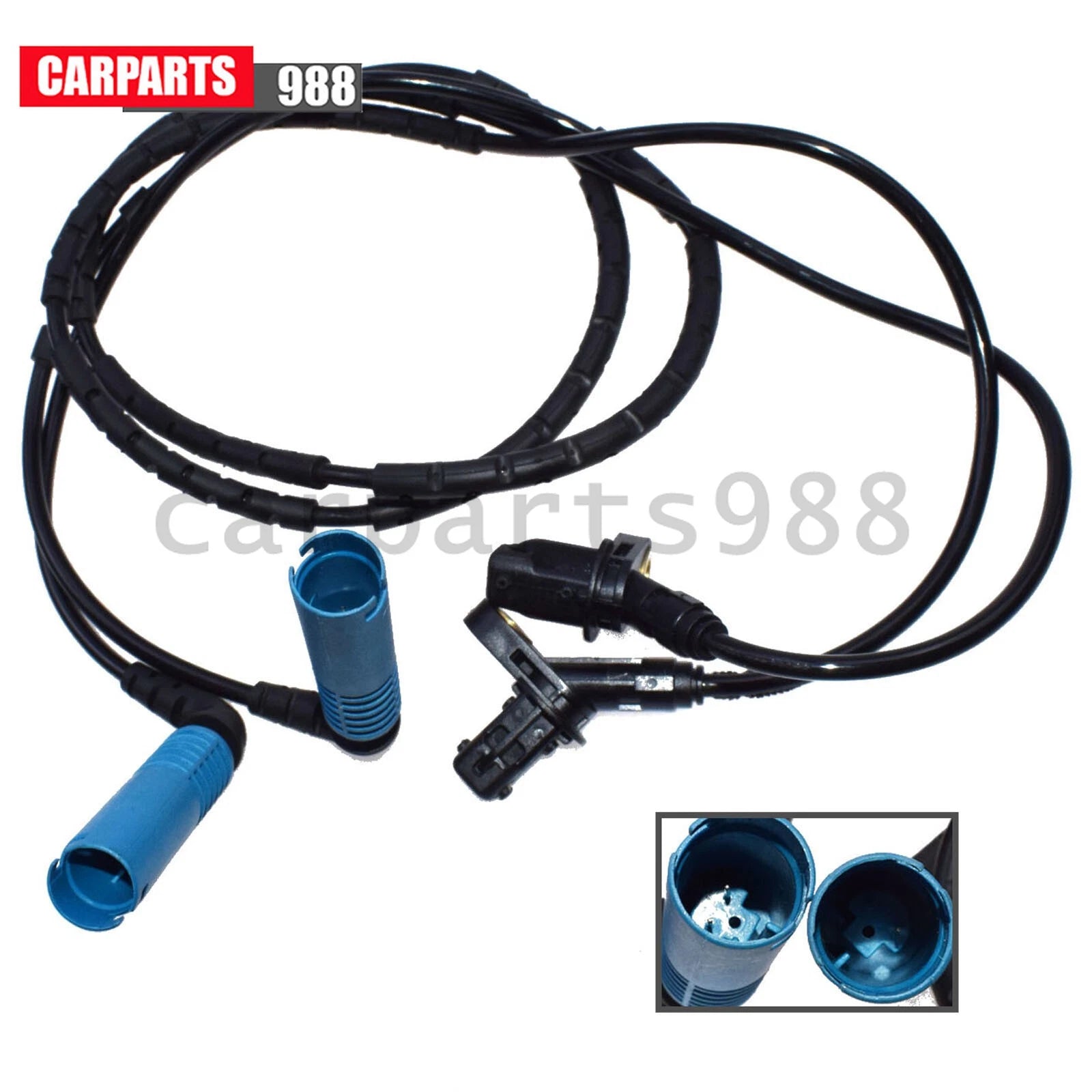 2Pcs Rear Left Right ABS Wheel Speed Sensor For BMW 325CI 325I 330CI 34526752683 6B93BC-57