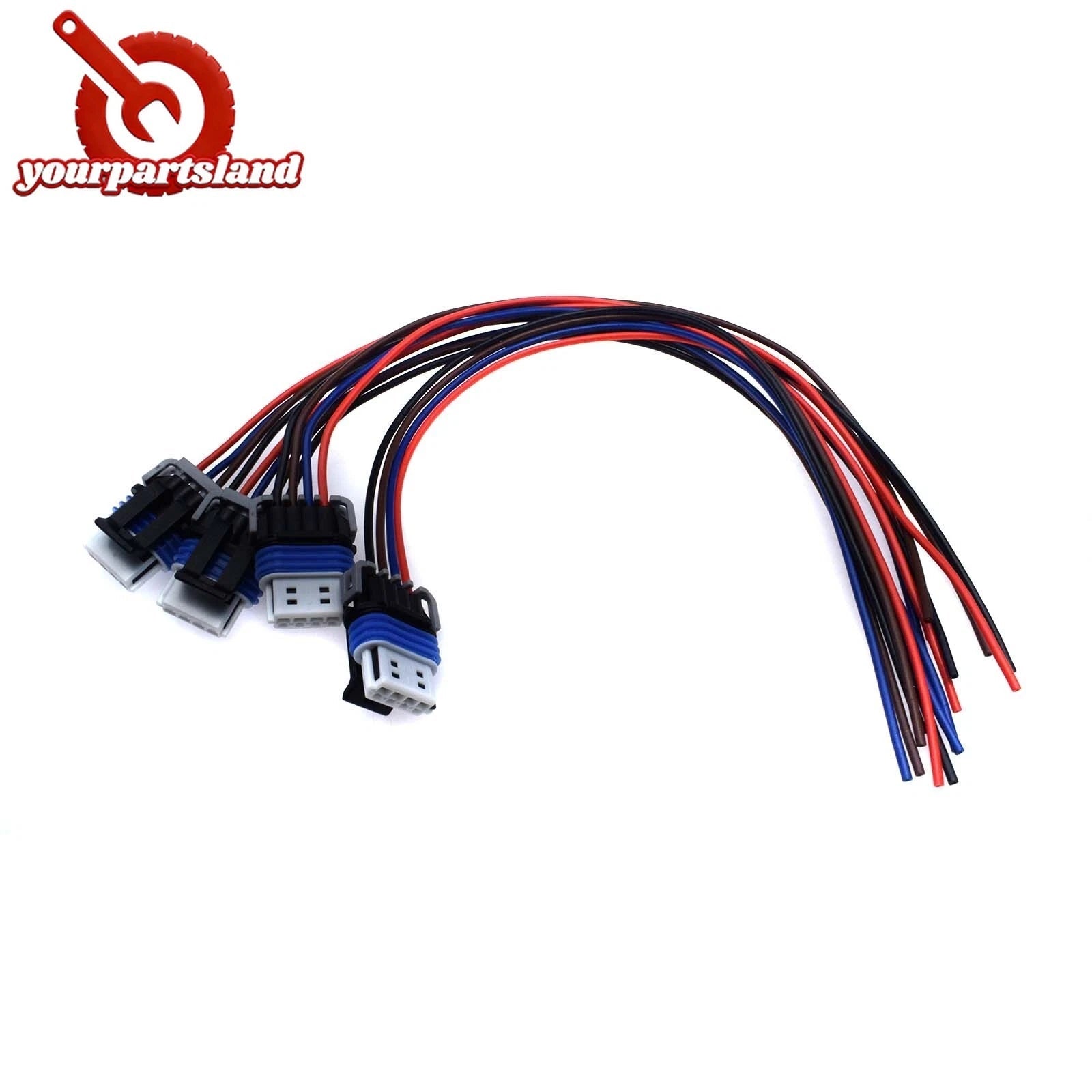 4X Ignition Coil Connector Wire 4Pin for GM LS2 LS3 LS7 D581 D585 Truck 12573190 6B93BC-57