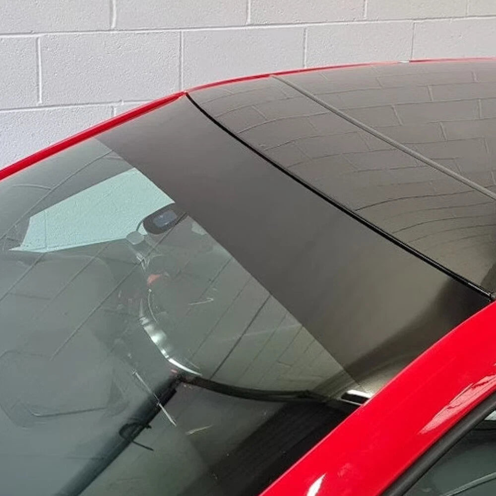 60x10'' Car Window Tint Windshield Sun Visor Vinyl PVC Decal Strip Sticker Black 6B93BC-57